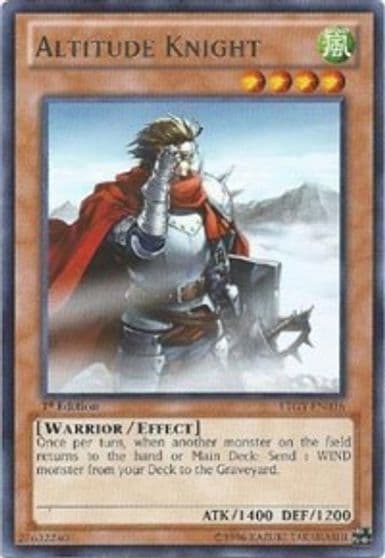 Altitude Knight Lord of the Tachyon Galaxy Yu-Gi-Oh! card