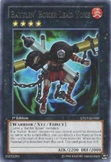 Battlin Boxer Lead Yoke Lord of the Tachyon Galaxy Yu-Gi-Oh! card