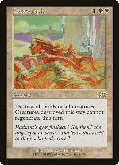 Catastrophe Urza's Saga Magic card