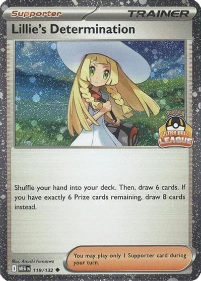 Lillie's Determination (Ultra Ball League) League & Championship Cards Pokemon card