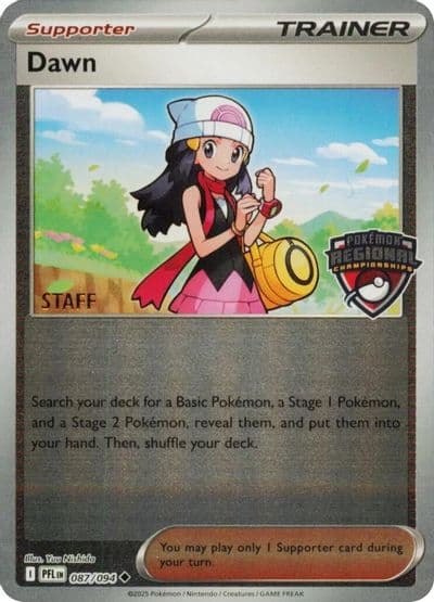 Dawn (Regional Championship) [Staff] League & Championship Cards Pokemon card