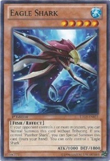 Eagle Shark Lord of the Tachyon Galaxy Yu-Gi-Oh! card