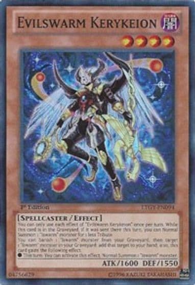 Evilswarm Kerykeion Lord of the Tachyon Galaxy Yu-Gi-Oh! card