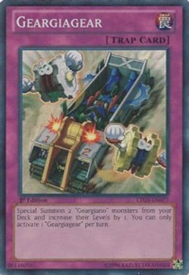 Geargiagear Lord of the Tachyon Galaxy Yu-Gi-Oh! card