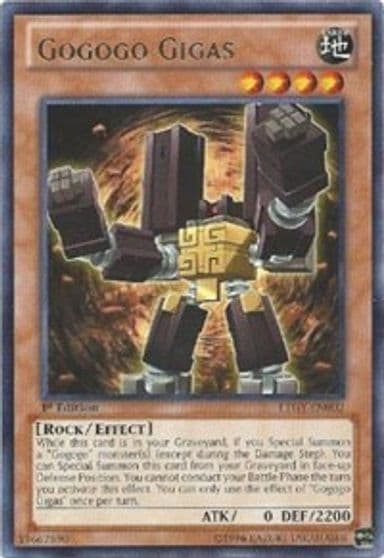 Gogogo Gigas Lord of the Tachyon Galaxy Yu-Gi-Oh! card