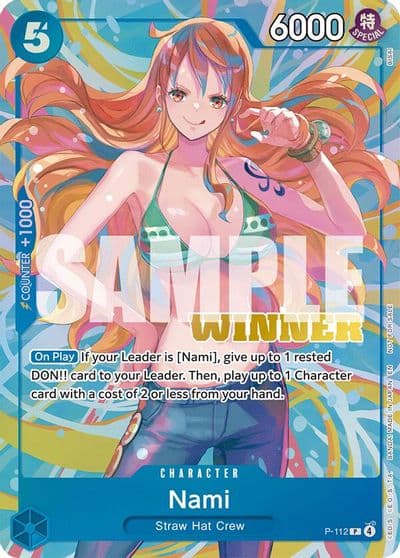 Nami Heroines Battle Winner Pack One Piece Promotion Cards One Piece card