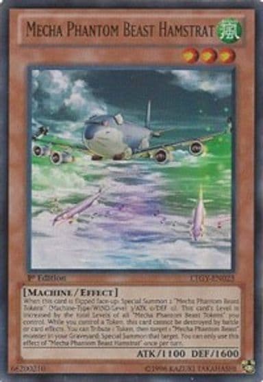 Mecha Phantom Beast Hamstrat Lord of the Tachyon Galaxy Yu-Gi-Oh! card