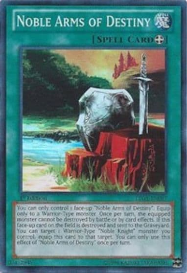 Noble Arms of Destiny Lord of the Tachyon Galaxy Yu-Gi-Oh! card