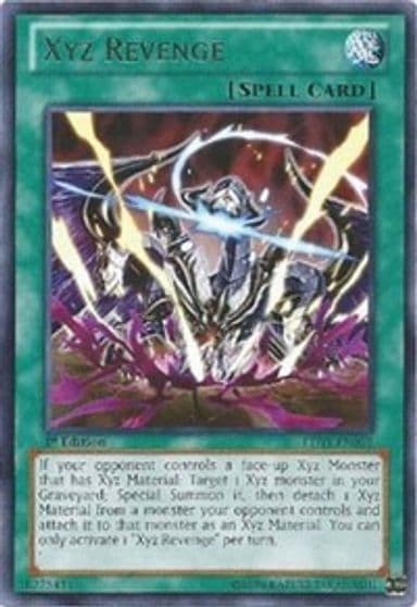 Xyz Revenge Lord of the Tachyon Galaxy Yu-Gi-Oh! card