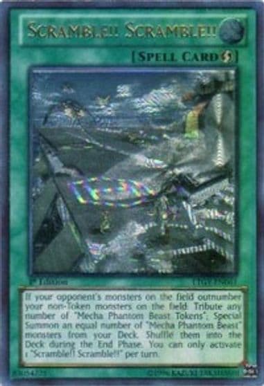Scramble Scramble UTR Lord of the Tachyon Galaxy Yu-Gi-Oh! card