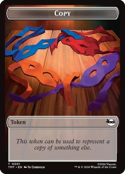 Copy Mutagen Double Sided Token Teenage Mutant Ninja Turtles Magic card