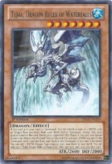 Tidal Dragon Ruler of Waterfalls Lord of the Tachyon Galaxy Yu-Gi-Oh! card