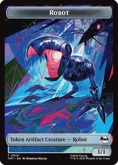 Robot Mutagen Double Sided Token Teenage Mutant Ninja Turtles Magic card