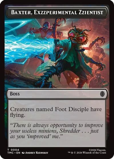 Baxter Exzzperimental Zzientist Commander: Teenage Mutant Ninja Turtles Magic card