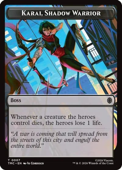 Karai Shadow Warrior Commander: Teenage Mutant Ninja Turtles Magic card
