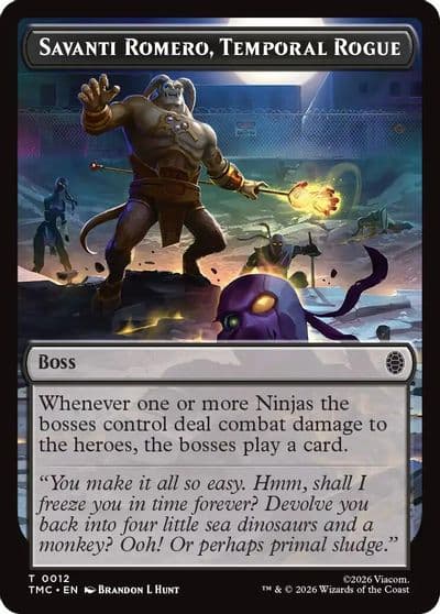 Savanti Romero Temporal Rogue Commander: Teenage Mutant Ninja Turtles Magic card
