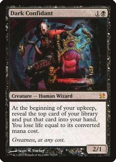 Dark Confidant Modern Masters Magic card
