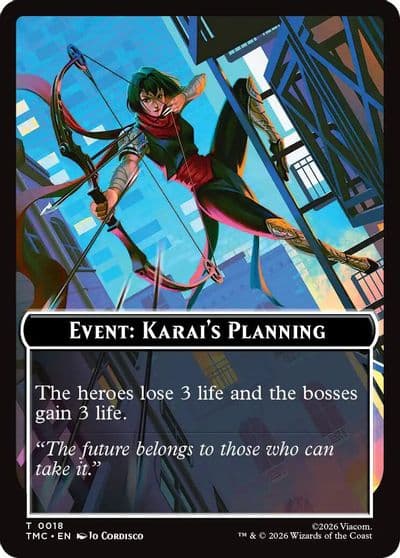 Event Karais Planning Commander: Teenage Mutant Ninja Turtles Magic card