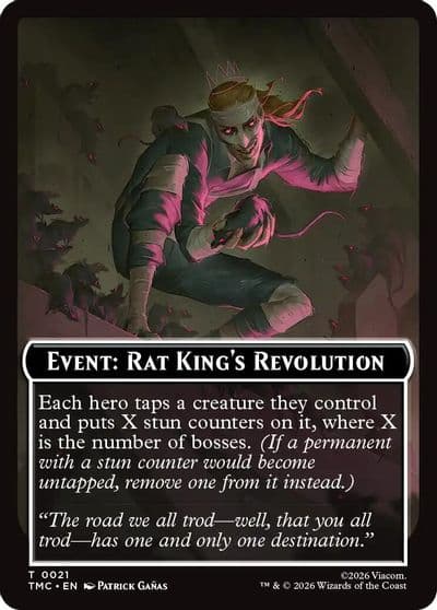 Event Rat Kings Revolution Commander: Teenage Mutant Ninja Turtles Magic card