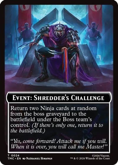 Event Shredders Challenge Commander: Teenage Mutant Ninja Turtles Magic card