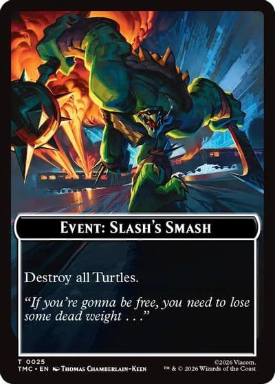 Event Slashs Smash Commander: Teenage Mutant Ninja Turtles Magic card