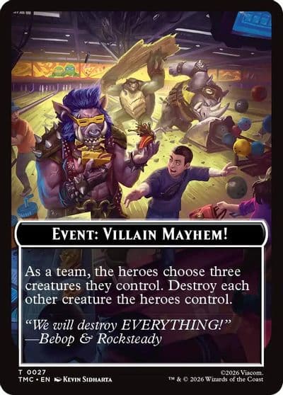 Event Villain Mayhem Commander: Teenage Mutant Ninja Turtles Magic card