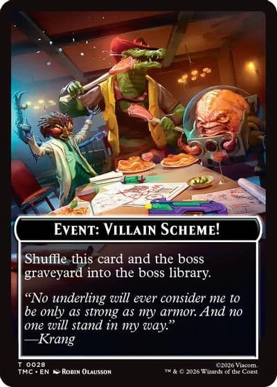 Event Villain Scheme Commander: Teenage Mutant Ninja Turtles Magic card