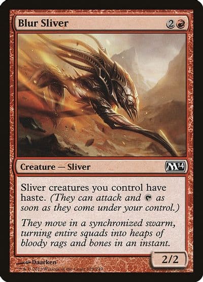 Blur Sliver Magic 2014 (M14) Magic card
