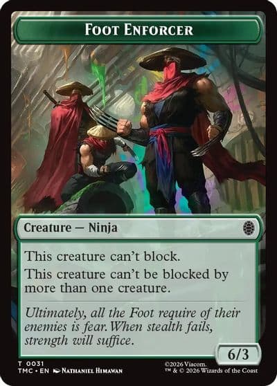 Foot Enforcer Commander: Teenage Mutant Ninja Turtles Magic card