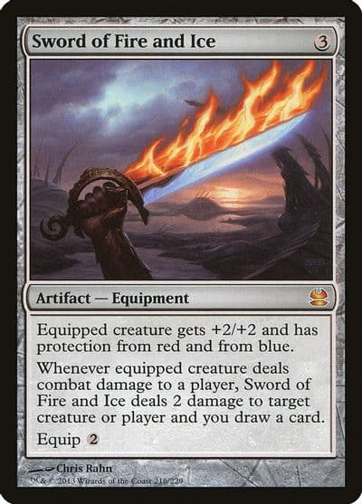 Sword of Fire and Ice Modern Masters Magic card