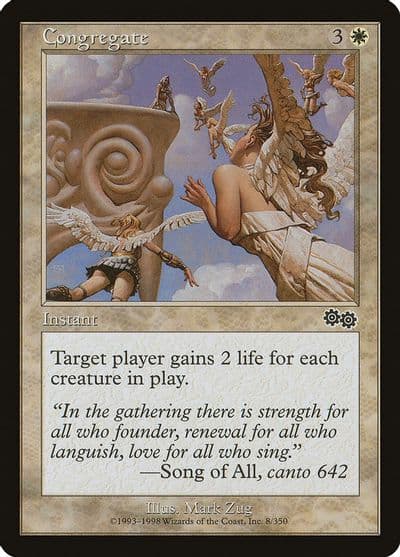 Congregate Urza's Saga Magic card