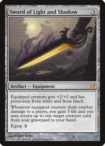 Sword of Light and Shadow Modern Masters Magic card