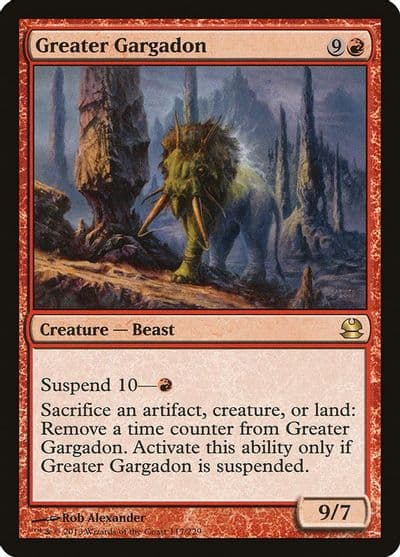 Greater Gargadon Modern Masters Magic card