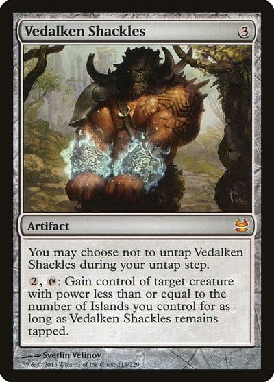 Vedalken Shackles Modern Masters Magic card