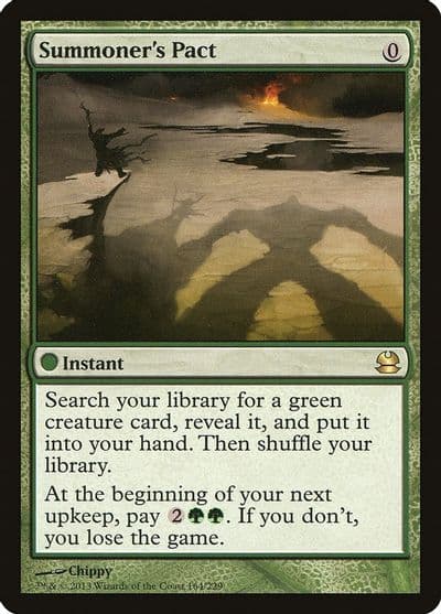 Summoners Pact Modern Masters Magic card