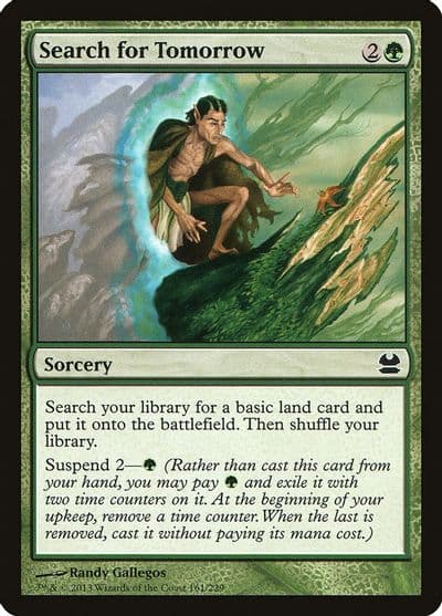 Search for Tomorrow Modern Masters Magic card