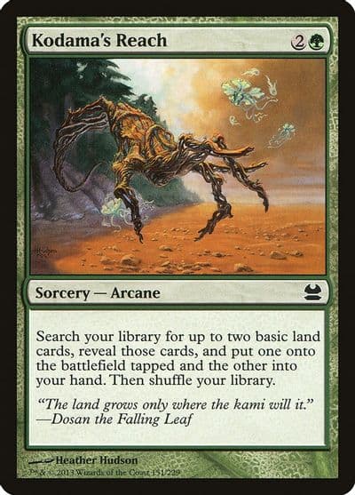 Kodamas Reach Modern Masters Magic card