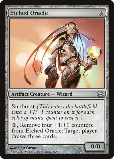 Etched Oracle Modern Masters Magic card