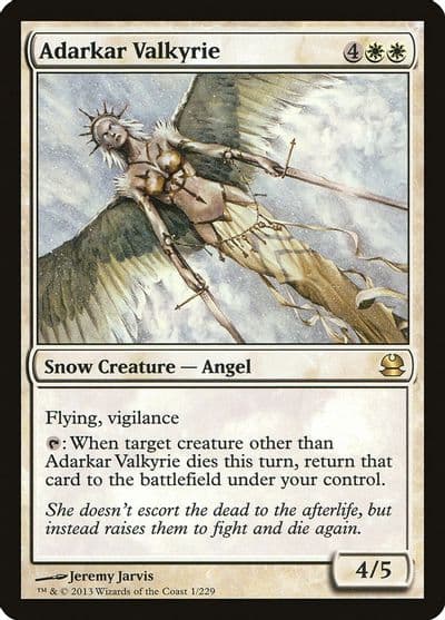 Adarkar Valkyrie Modern Masters Magic card