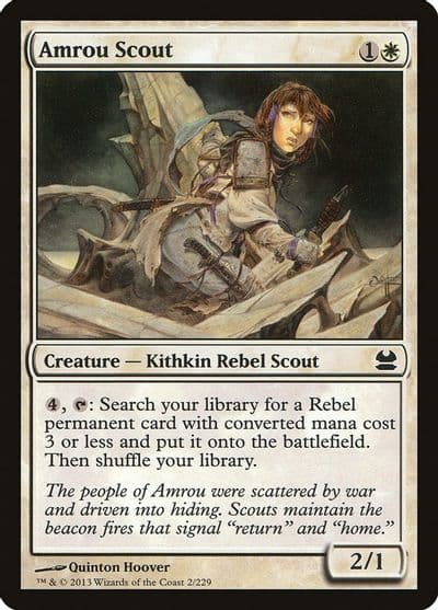 Amrou Scout Modern Masters Magic card