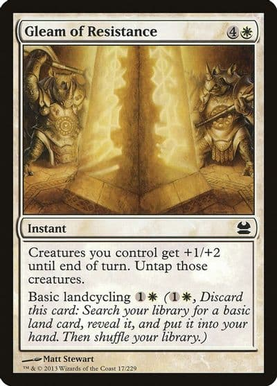 Gleam of Resistance Modern Masters Magic card