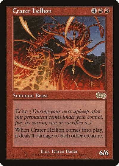 Crater Hellion Urza's Saga Magic card
