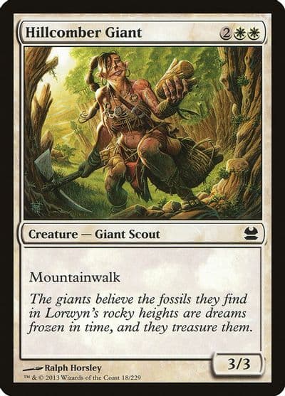 Hillcomber Giant Modern Masters Magic card