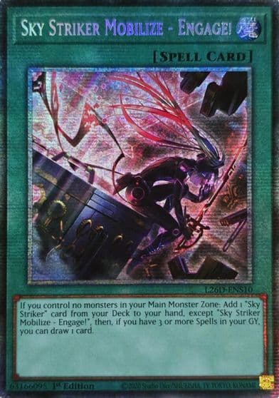 Sky Striker Mobilize Engage Alternate Art Starlight Rare Legendary Modern Decks 2026 Yu-Gi-Oh! card