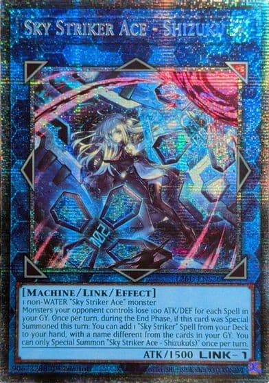 Sky Striker Ace Shizuku Alternate Art Starlight Rare Legendary Modern Decks 2026 Yu-Gi-Oh! card