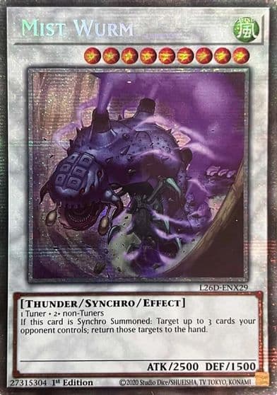 Mist Wurm Starlight Rare Legendary Modern Decks 2026 Yu-Gi-Oh! card