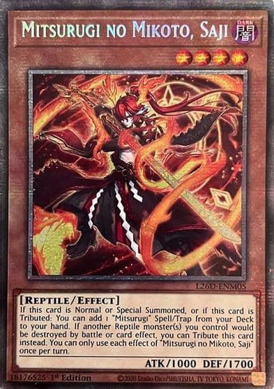 Mitsurugi no Mikoto Saji Starlight Rare Legendary Modern Decks 2026 Yu-Gi-Oh! card