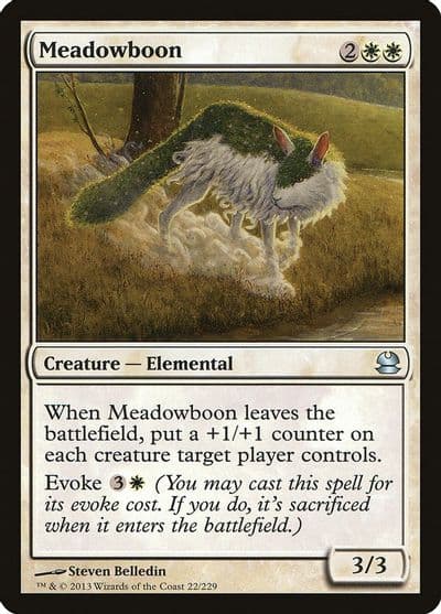 Meadowboon Modern Masters Magic card