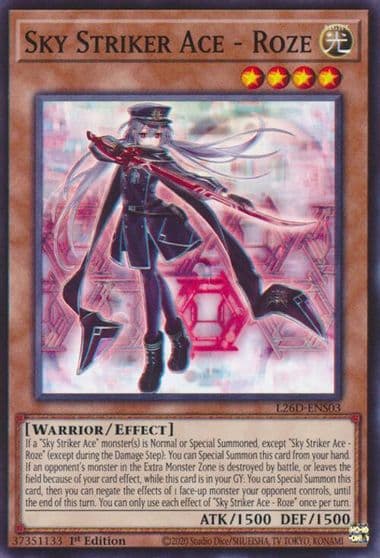 Sky Striker Ace Roze Legendary Modern Decks 2026 Yu-Gi-Oh! card