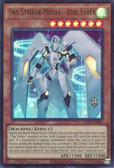 Sky Striker Mecha Adil Saber Legendary Modern Decks 2026 Yu-Gi-Oh! card